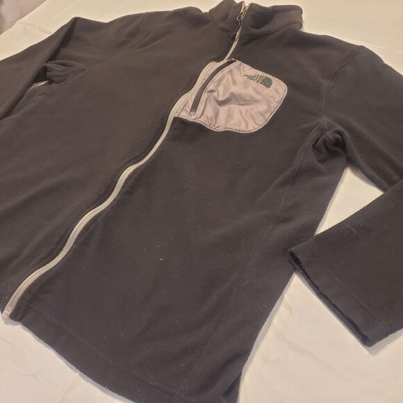 The North Face Teddy Fleece Jacket Mens Size XL Black Full Zip Outdoor Hiking - Picture 3 of 8
